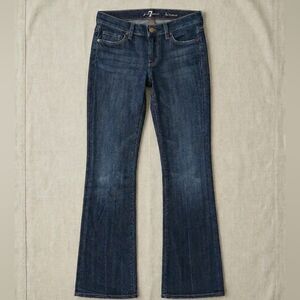7 For All Mankind Denim Jeans Bootcut Women's Dark Denim Size 29